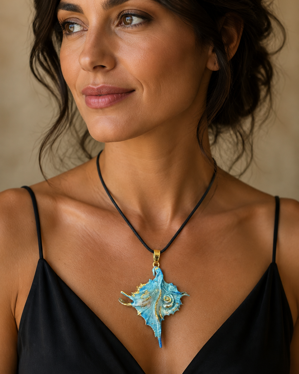 Collana boho donna, fatto a mano, MUREX LADY – Collezione I Tesori del Mare, gioielli donna, collana made in Italy