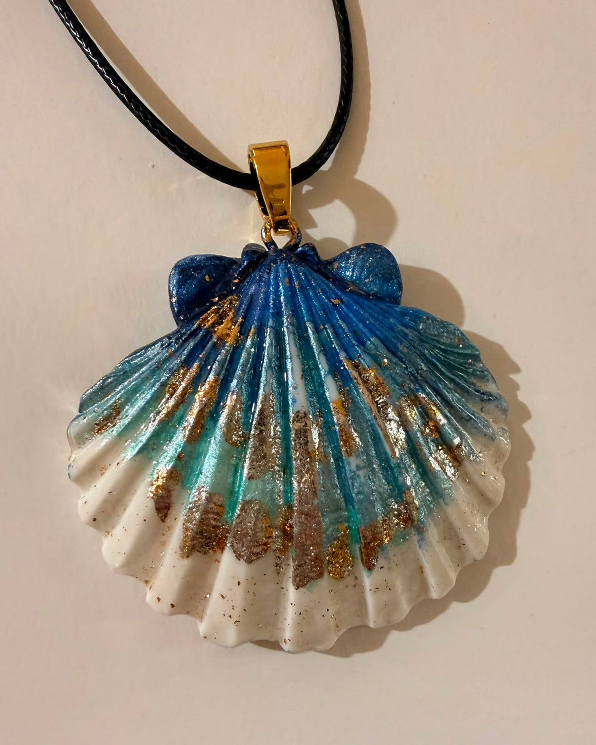 Collana fatto a mano, originale pezzo unico, VENUS SHELL – La Conchiglia di Venere, gioielli per donna, orecchini made in Italy